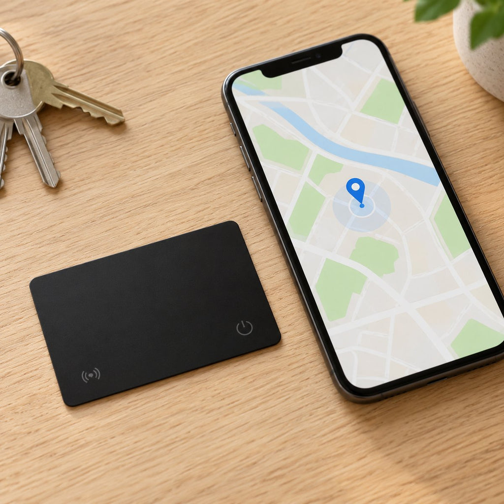 La carte de localisation Klervel à côté d'un téléphone qui affiche sa position