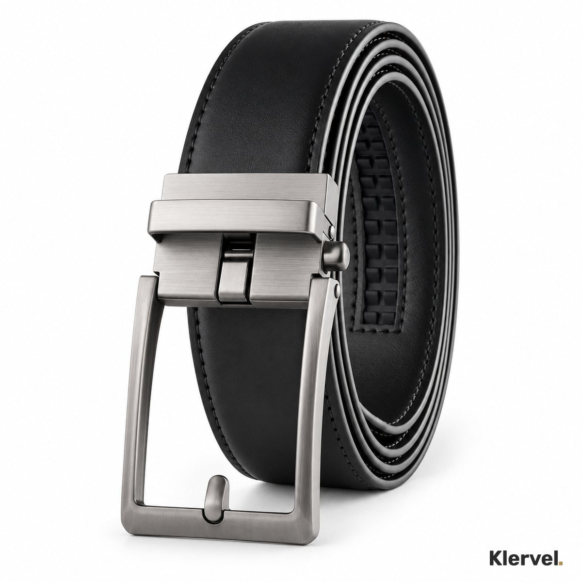 Ceinture Klervel noire à boucle automatique